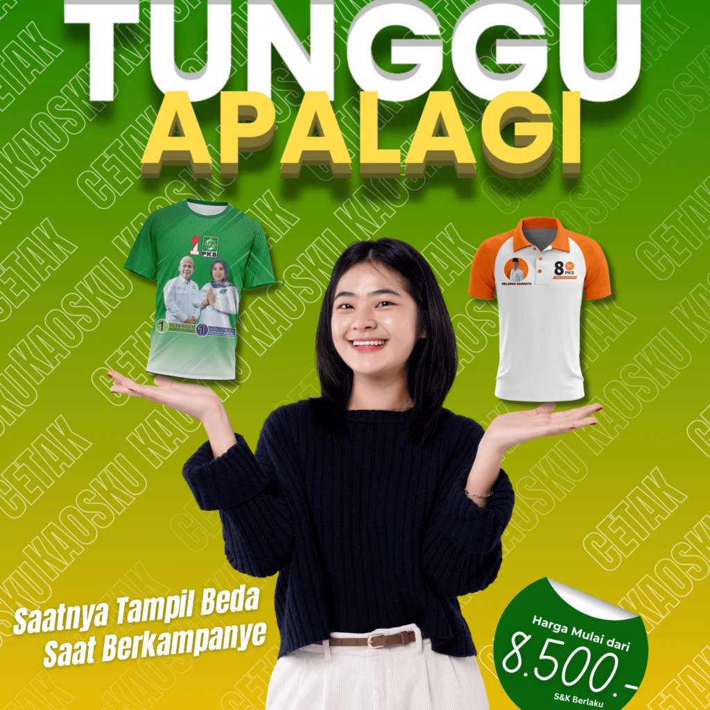 Banner Jasa Sablon Kaos Partai