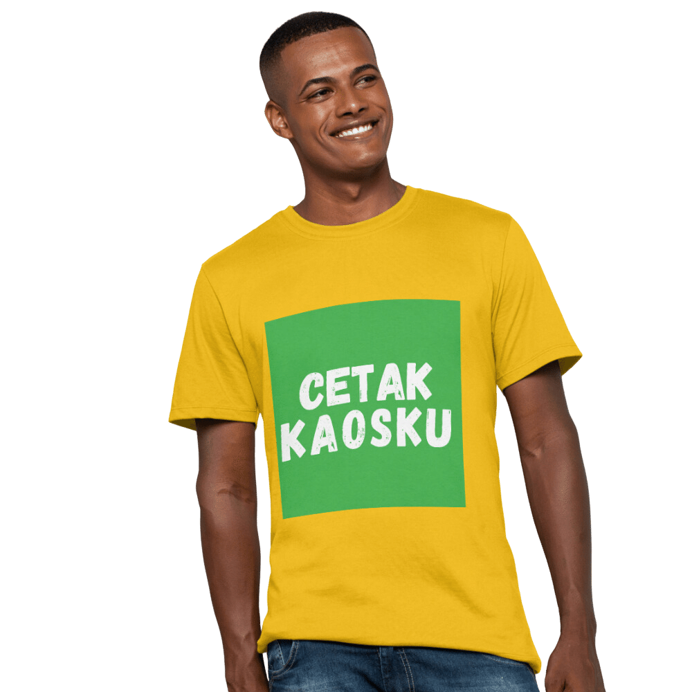 Produk Kaos Custom Warna Kuning