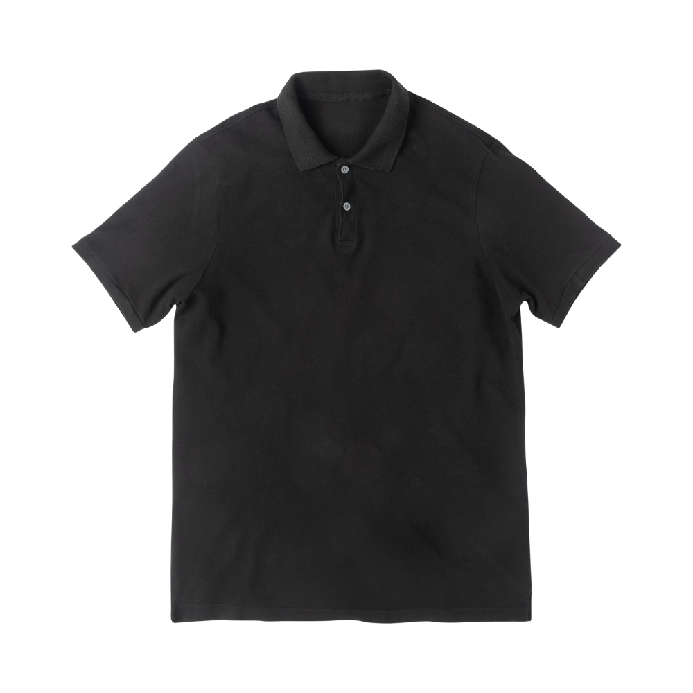 kaos polo hitam