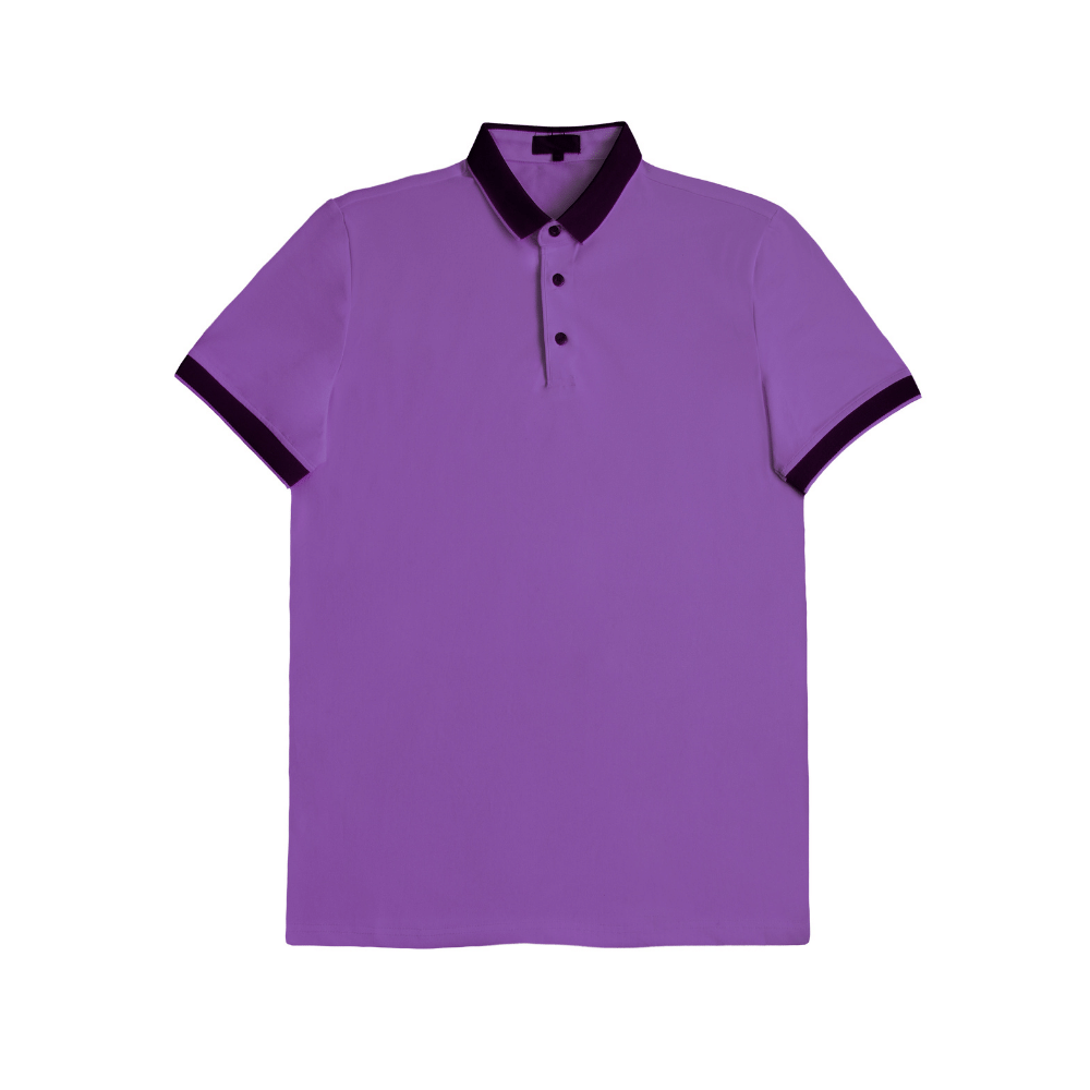 kaos polo ungu