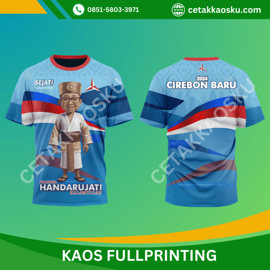 KAOS PARTAI PILKADA KAMPANYE CIREBON PAK HANDARAJUTI KALLAMULAH.